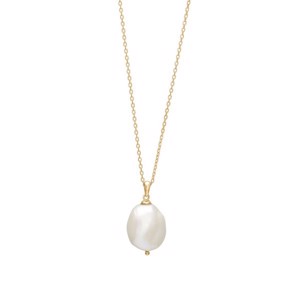 Nordahl Jewelry - BAROQUE52  Halskette mit Perle vergoldet